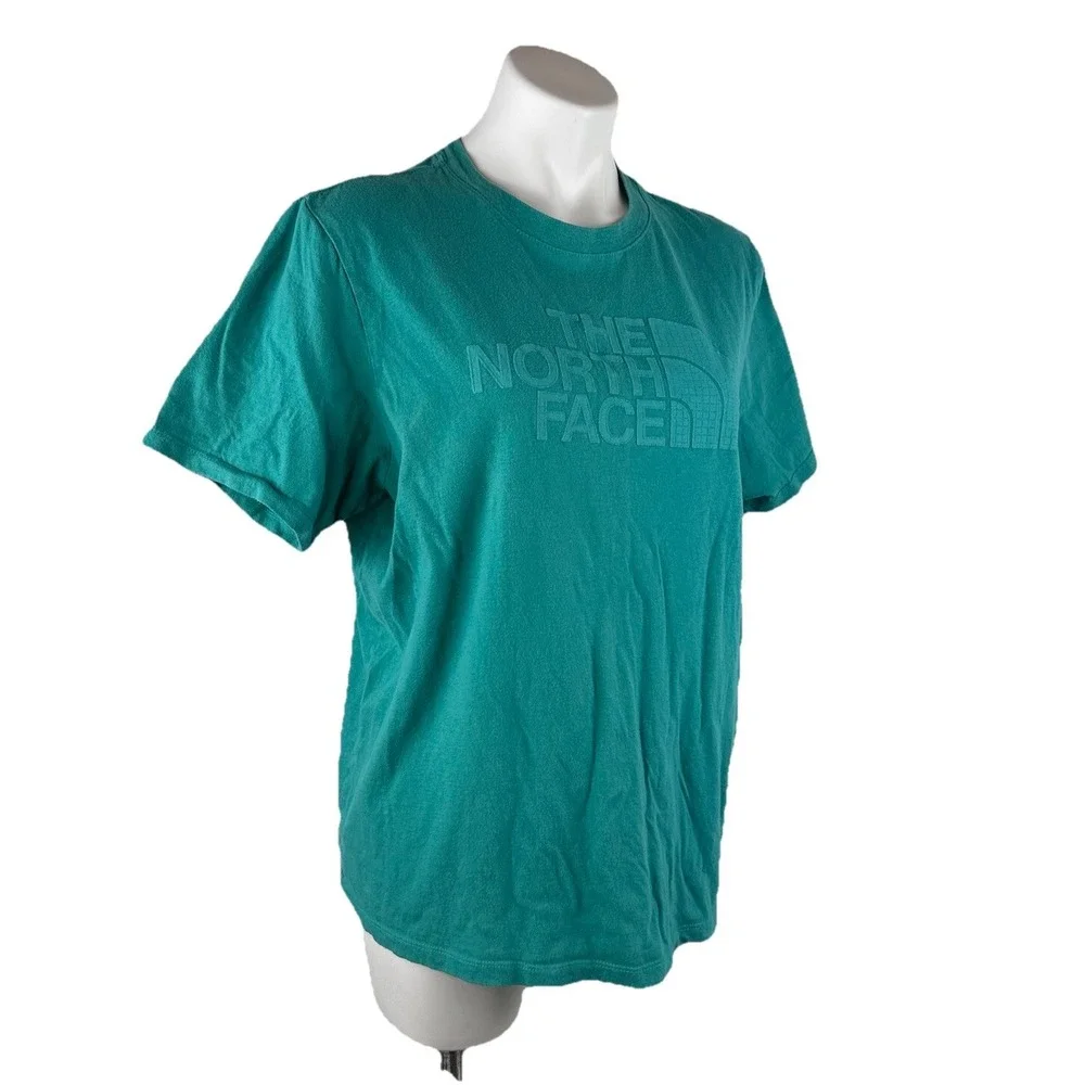 The North Face Womens XL Green Outdoors Graphic Short‎ Sleeve Crew Neck Tshirt - Picture 3 of 10